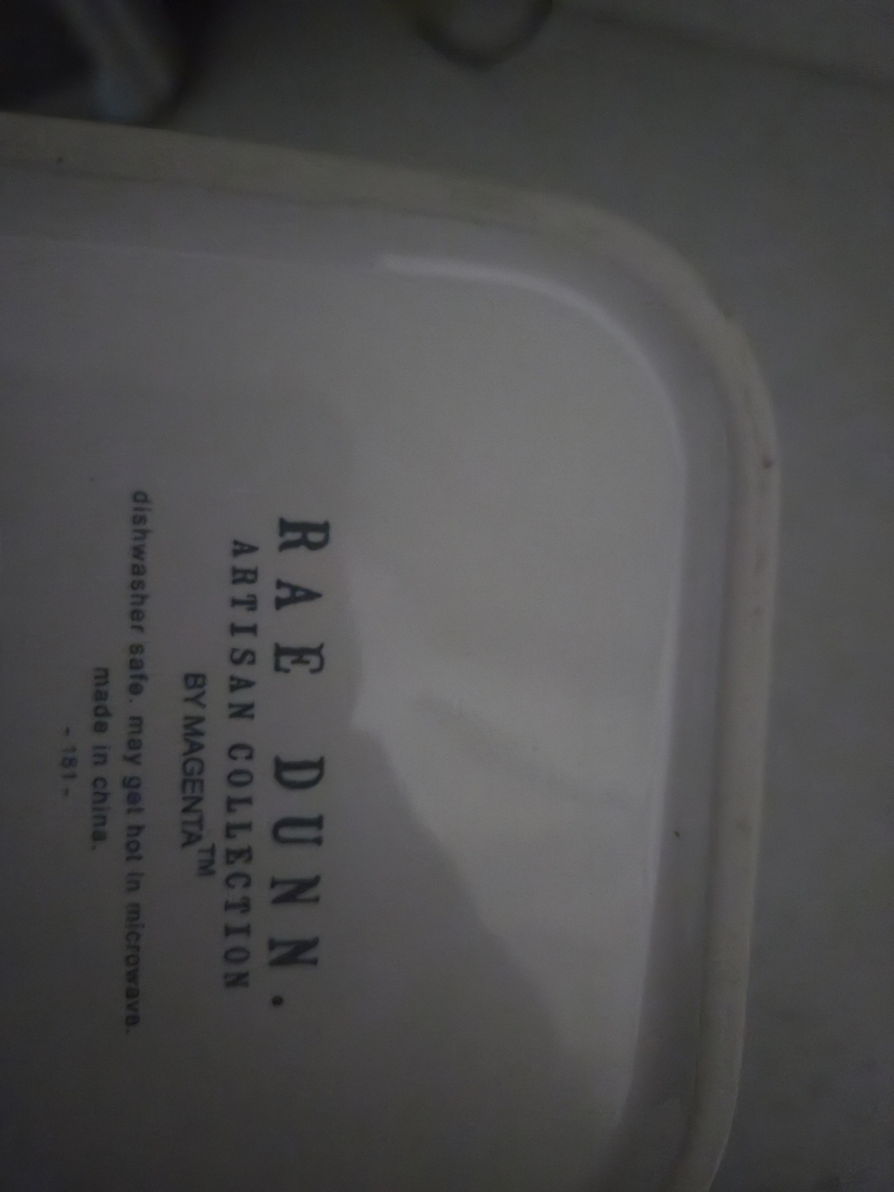 Rae Dunn Cream Food Storage Container with Orange Pumpkin Design - Picture 2 of 4
